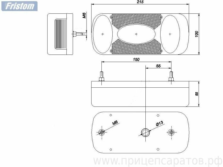 Задний фонарь MD-036 LB (левый)